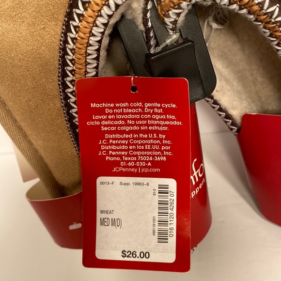 Strictly Comfort Slippers, Men’s Medium (9-10), NWT - Picture 3 of 3